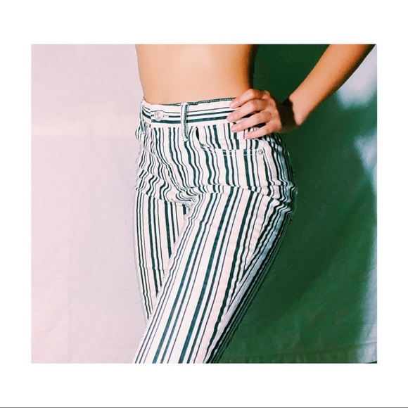 Striped jean pants - Picture 3 of 5